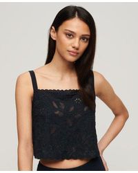 Superdry - Ibiza Embroidered Cami Top - Lyst