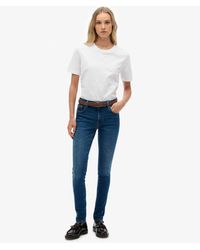 Superdry - Organic Cotton Mid Rise Skinny Jeans Size: 26/32 - Lyst