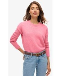 Superdry - & Co Essential Crew Neck Jumper - Lyst