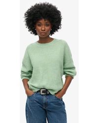 Superdry - & Co Brushed Crew Neck Jumper - Lyst