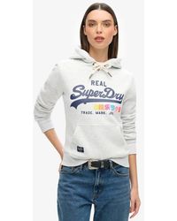 Superdry - & Co Vintage Logo Pop Hoodie - Lyst