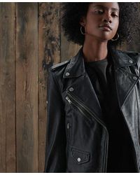 Superdry Leather jackets for Women | Online Sale up to 30% off | Lyst Canada