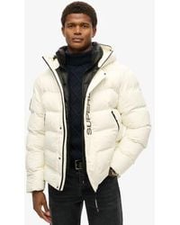 Superdry - Hooded City Graphic Puffer Jacket - Lyst