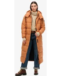 Superdry - & Co Quilted Ripstop Long Puffer Coat - Lyst