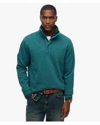 Superdry - Cotton Classic Pique Half Zip Sweatshirt - Lyst
