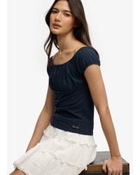 Superdry - & Co Athletic Essentials Ruched Top - Lyst