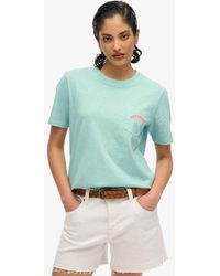 Superdry - & Co Essential Logo Garment Dye Pocket T-shirt - Lyst