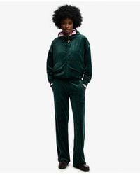 Superdry - & Co Country Club Velour joggers - Lyst