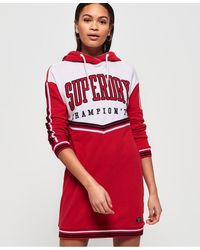 superdry sweatshirt dress