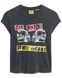 Superdry - Sex Pistols Limited Edition Cap Sleeve T-shirt - Lyst
