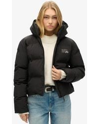 Superdry - Fully Lined Quilted Hooded Boxy Puffer Jacket - Lyst