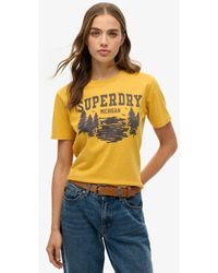 Superdry - & Co Lo-fi Outdoor Mono Relaxed T-shirt - Lyst