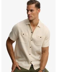 Superdry - & Co The Merchant Store - Textured Short Sleeve Shirt - Lyst