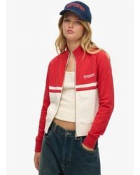 Superdry - & Co Athletic Essentials Zip Through Track Top - Lyst
