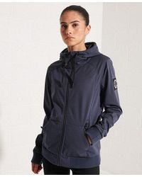 Superdry - Bonded Soft Shell Jacket Eclipse - Lyst