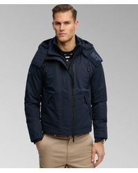 Superdry - & Co Hooded Microfibre Arctic Windcheater Jacket - Lyst