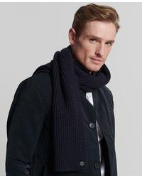 Superdry - Studios Premium Ribbed Scarf - Lyst