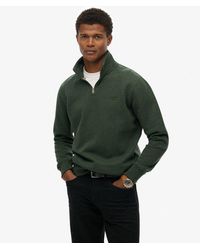 Superdry - & Co Essential Logo Half Zip Sweatshirt - Lyst