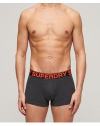 Superdry - & Co Organic Cotton Trunk Triple Pack - Lyst