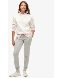Superdry - Luxe Metallic Logo Slim Joggers - Lyst