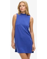 Superdry - Modal Classic Sleeveless A-line Mini Dress - Lyst