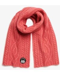 Superdry - & Co Cable Luxe Knit Scarf - Lyst