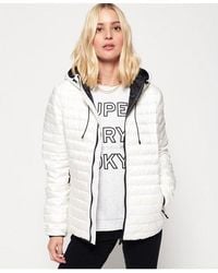 Superdry - Core Down Hooded Jacket - Lyst