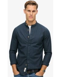 Superdry - & Co The Merchant Store Micro Texture Grandad Shirt - Lyst