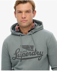 Superdry - & Co Heritage Brand Relaxed Hoodie - Lyst