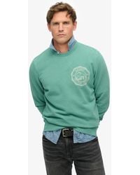 Superdry - Lo-fi Outdoor Mono Relaxed Sweatshirt Met Ronde Hals - Lyst