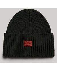 Superdry - Bonnet en tricot workwear - Lyst