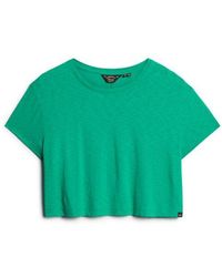 Superdry - & Co Slouchy Cropped T-shirt - Lyst