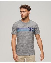 Superdry - Gestreept Terrain T-shirt Met Logo - Lyst