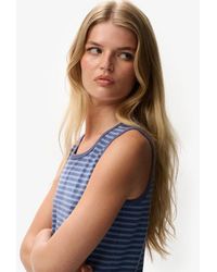 Superdry - & Co Athletic Essentials Jersey Stripe Tank Top - Lyst