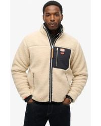 Superdry - & Co Colourblock Vintage Retro Full Zip Fleece - Lyst