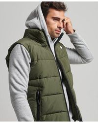 Superdry - Sports Puffer Vest - Lyst