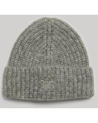 Superdry - & Co Rib Knit Beanie Hat - Lyst