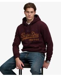 Superdry - & Co Vintage Logo Heritage Relaxed Hoodie - Lyst