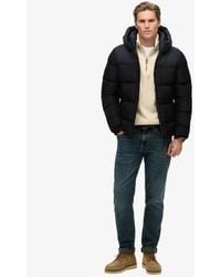 Superdry - Colourblock Hooded Puffer Jacket - Lyst
