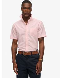 Superdry - & Co City Cotton Linen Short Sleeve Shirt - Lyst