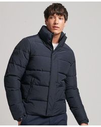 Superdry - Retro Puffer Jacket Eclipse - Lyst