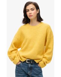 Superdry - & Co Brushed Crew Neck Jumper - Lyst