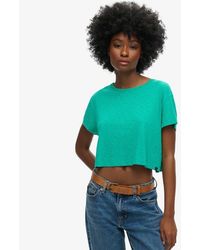 Superdry - & Co Slouchy Cropped T-shirt - Lyst