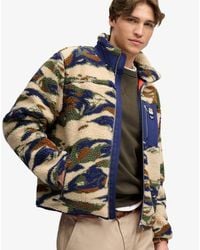 Superdry - & Co Terrain Fleece Zip Through - Lyst