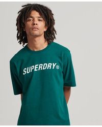Superdry - Code Core Sport T-Shirt Mid Pine - Lyst