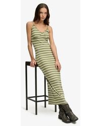 Superdry - Stripe Ribbed Jersey Maxi Dress - Lyst