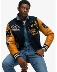 Superdry - & Co Vintage Patched Varsity Jacket - Lyst