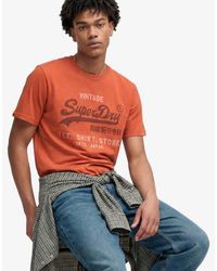 Superdry - & Co Vintage Logo Heritage Relaxed T-shirt - Lyst