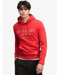 Superdry - & Co 1954 Company Relaxed Hoodie - Lyst