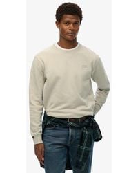 Superdry - Homme Sweatshirt Essential Logo Col Rond Taille - Lyst